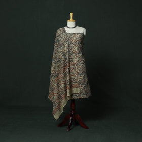Natural dyed block print cotton pedana kalamkari 2pc
