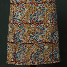 Natural dyed block print cotton pedana kalamkari 2pc