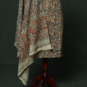 Natural dyed block print cotton pedana kalamkari 2pc