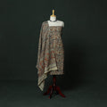 Natural dyed block print cotton pedana kalamkari 2pc