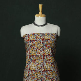 Natural dyed block print cotton pedana kalamkari 2pc
