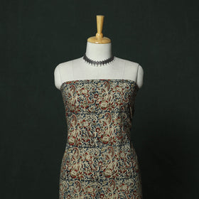 Natural dyed block print cotton pedana kalamkari 2pc