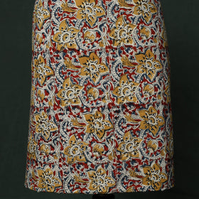Natural dyed block print cotton pedana kalamkari 2pc