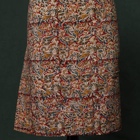 Natural dyed block print cotton pedana kalamkari 2pc