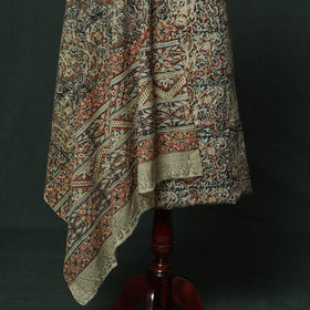 Natural dyed block print cotton pedana kalamkari 2pc