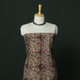 Natural dyed block print cotton pedana kalamkari 2pc