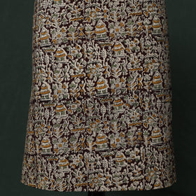 Natural dyed block print cotton pedana kalamkari 2pc