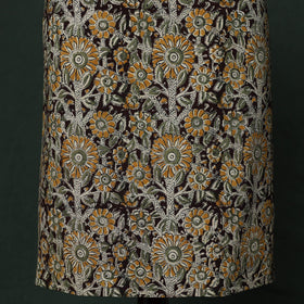 Natural dyed block print cotton pedana kalamkari 2pc