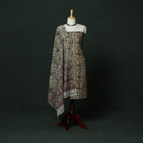 Natural dyed block print cotton pedana kalamkari 2pc