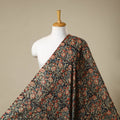 Multicolor - natural dyed cotton pedana kalamkari fabric 02