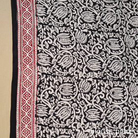 Multicolor Block Print Natural Dyed Cotton Bagh Saree