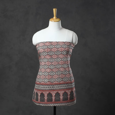  Multicolor Natural Dyed Cotton Bagh Print Kurta Material