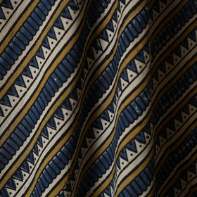 Multicolor - natural dyed cotton hand fabric 01