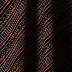 Multicolor - natural dyed cotton hand fabric 20