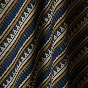 Multicolor - natural dyed cotton hand fabric 01