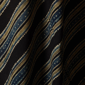 Multicolor - natural dyed cotton hand fabric 09