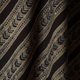 Multicolor - natural dyed cotton hand fabric 10