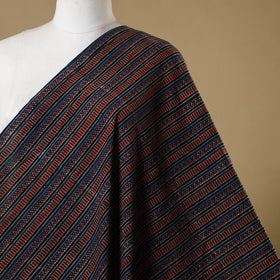 Multicolor - natural dyed cotton hand fabric 12