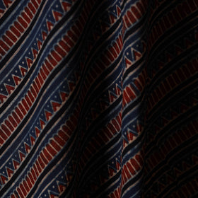 Multicolor - natural dyed cotton hand fabric 12