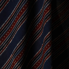 Multicolor - natural dyed cotton hand fabric 17