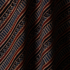 Multicolor - natural dyed cotton hand fabric 20