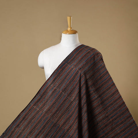 Multicolor - natural dyed cotton hand fabric 20