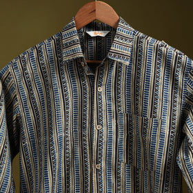 Multicolor - natural dyed cotton men full sleeve shirt 08