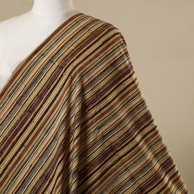 Multicolor - natural dyed cotton pedana kalamkari fabric 07