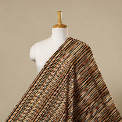 Multicolor - natural dyed cotton pedana kalamkari fabric 09