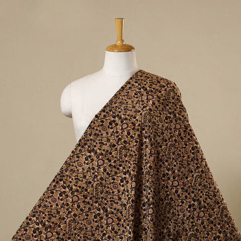 Multicolor - natural dyed cotton pedana kalamkari fabric 12