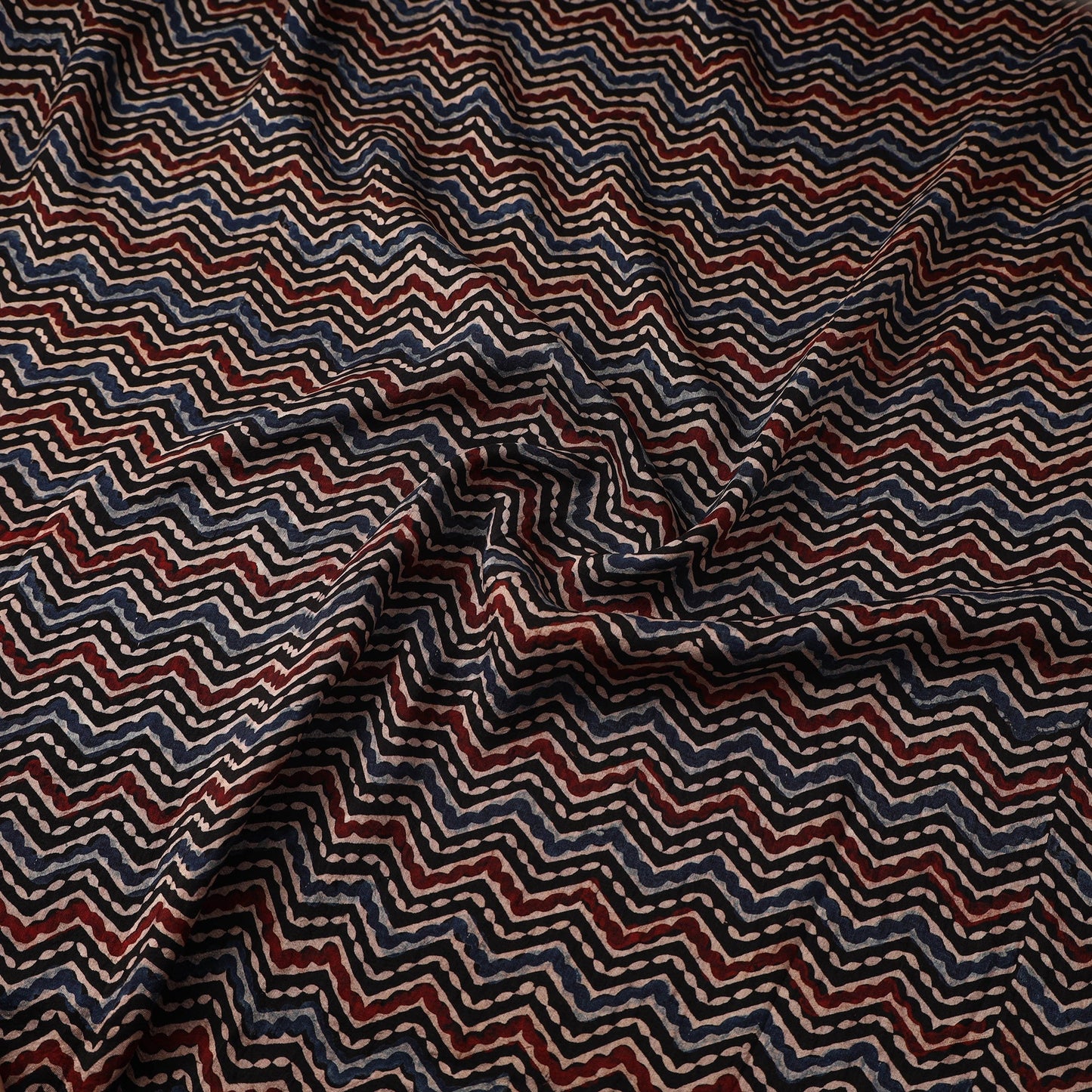 Natural dyed dola silk hand fabric 06 - handcrafted