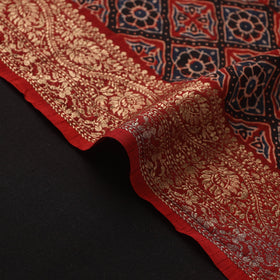 Natural dyed dola silk hand fabric 26 - handcrafted