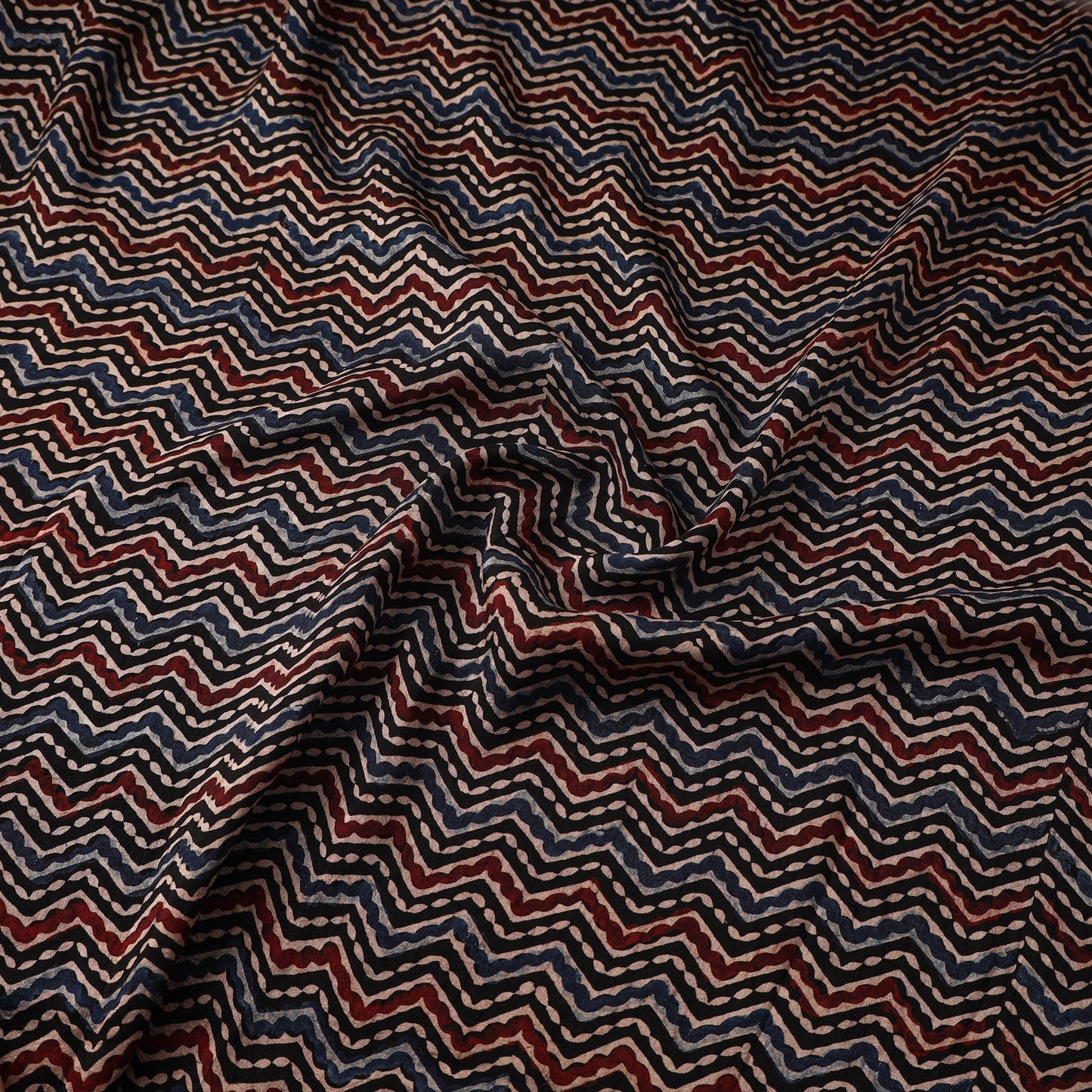 Natural dyed dola silk hand fabric 06 - handcrafted