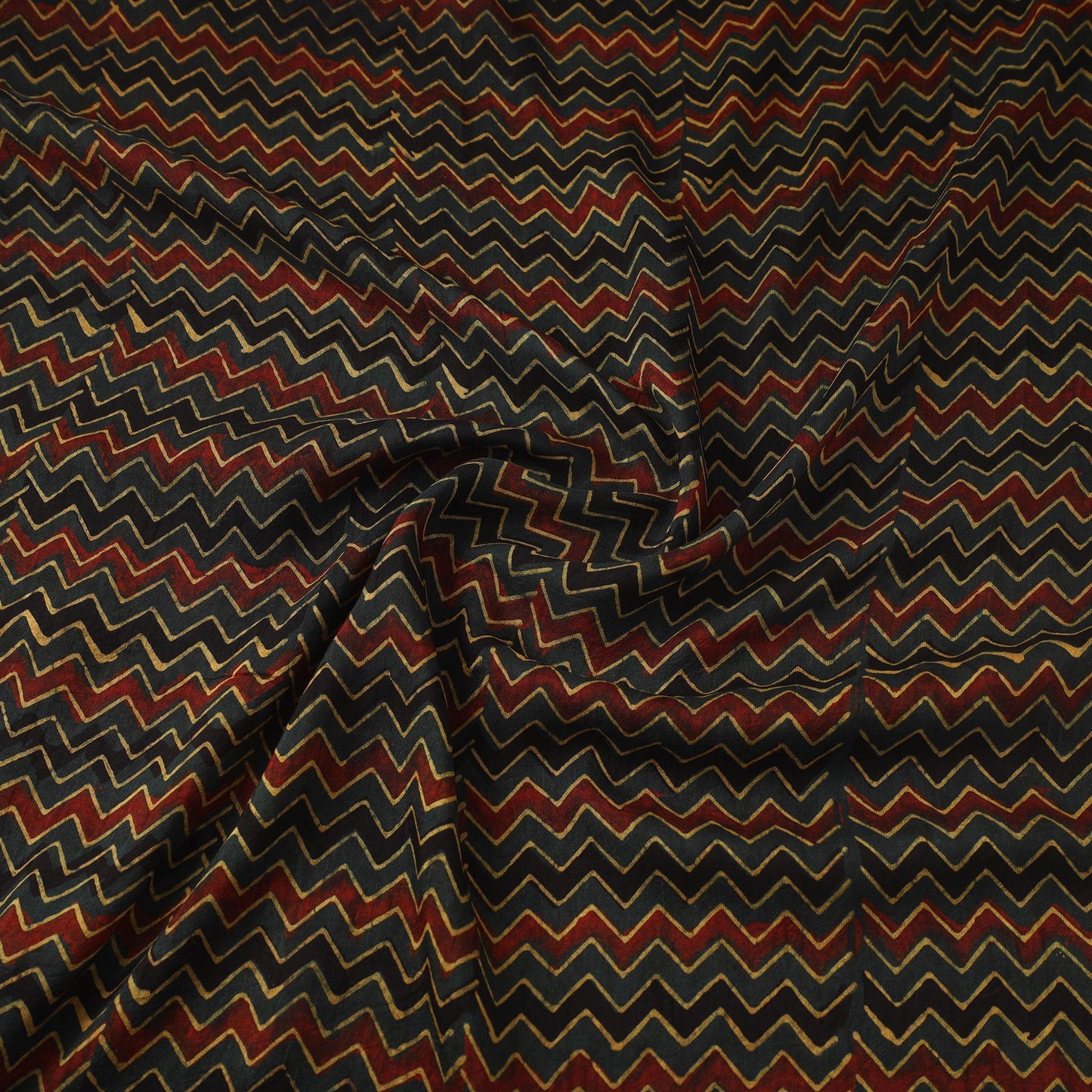 Natural dyed dola silk hand fabric 43 - handcrafted