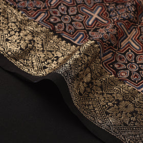 Natural dyed dola silk hand fabric 47 - handcrafted