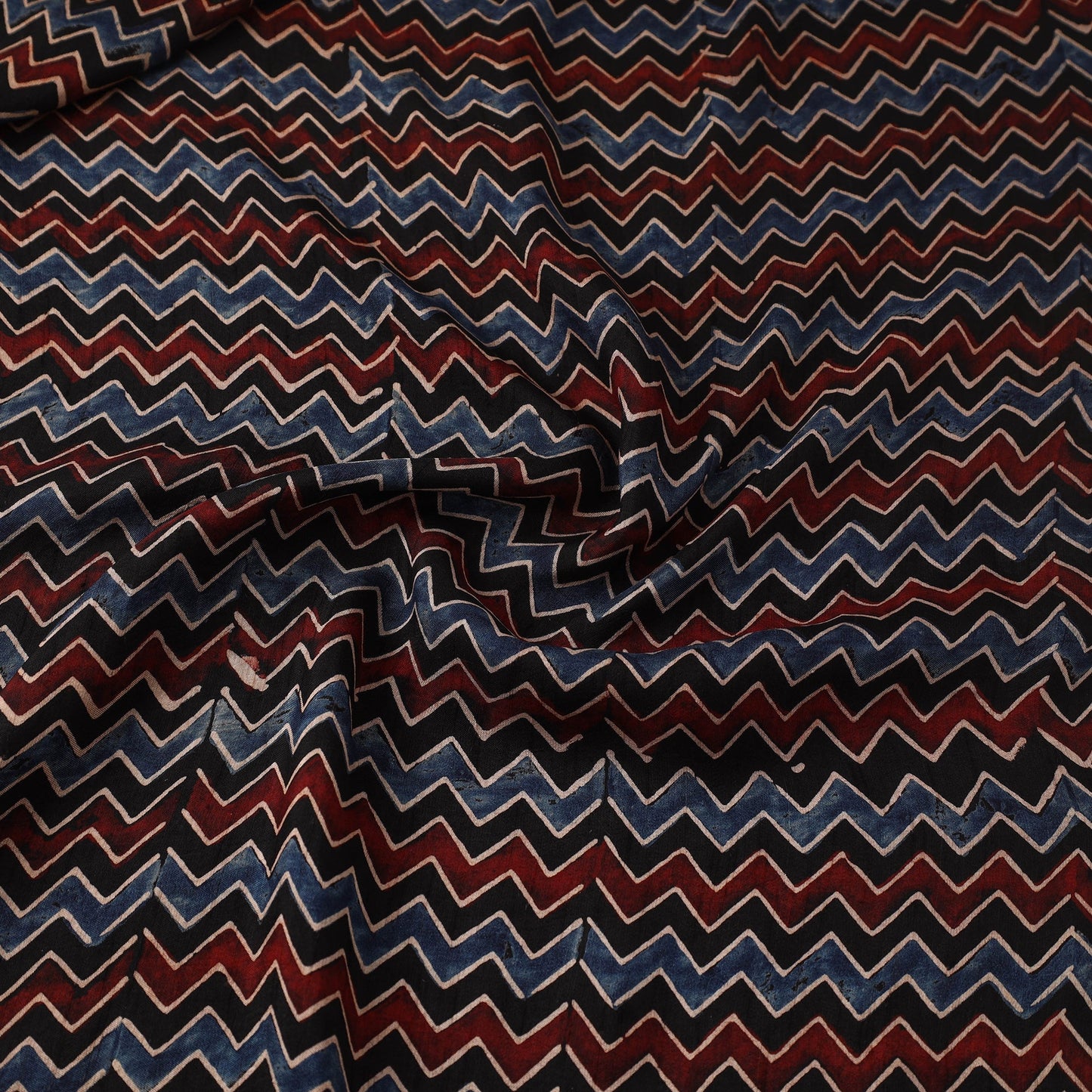 Natural dyed dola silk hand fabric 49 - handcrafted