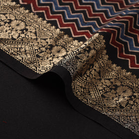 Natural dyed dola silk hand fabric 49 - handcrafted