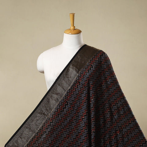 Natural dyed dola silk hand fabric 51 - handcrafted