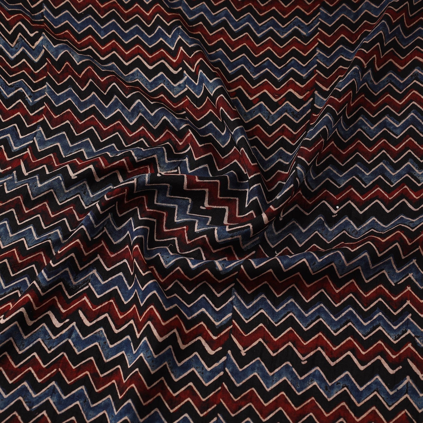 Natural dyed dola silk hand fabric 51 - handcrafted