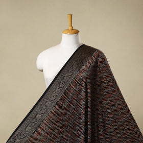 Natural dyed dola silk hand fabric 56 - handcrafted