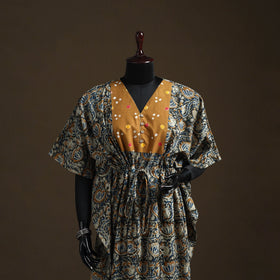 Natural dyed hand block kalamkari print patchwork cotton