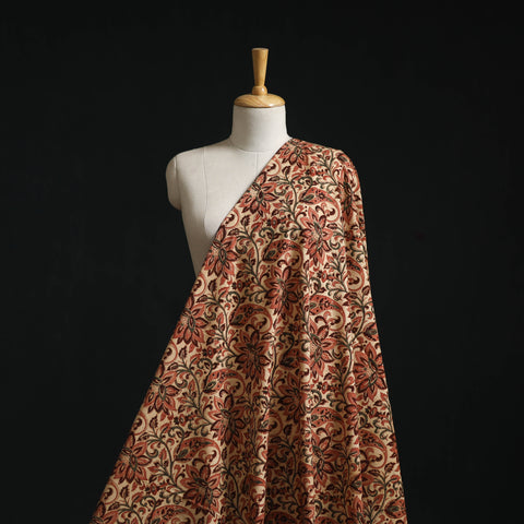 Natural dyed hand block print cotton pedana kalamkari