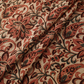 Natural dyed hand block print cotton pedana kalamkari
