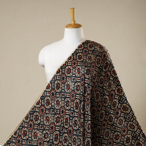Multicolor - natural dyed hand modal silk fabric 02