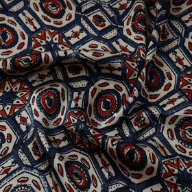 Multicolor - natural dyed hand modal silk fabric 02
