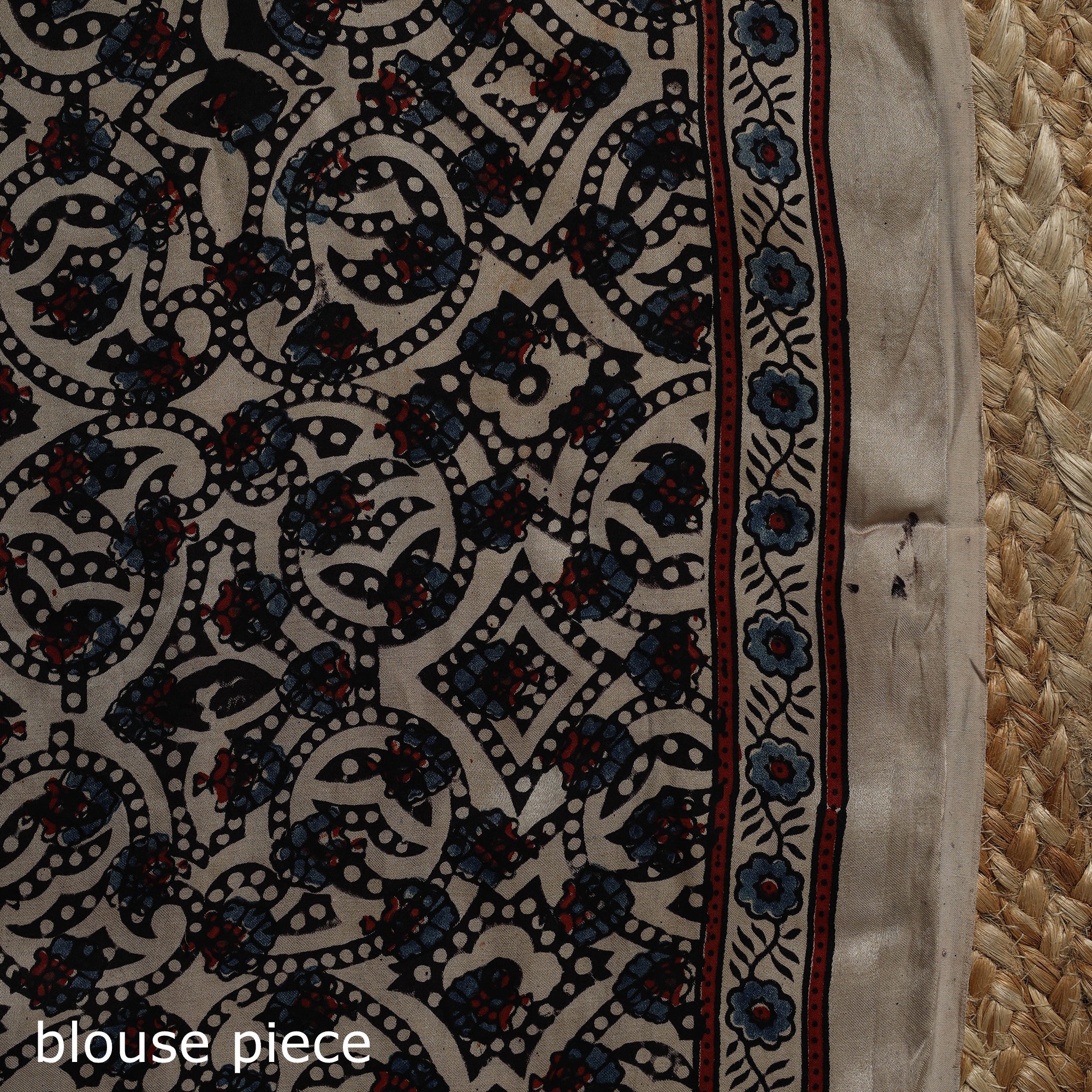 Natural dyed hand modal silk saree with tassels 18