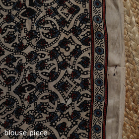 Natural dyed hand modal silk saree with tassels 18
