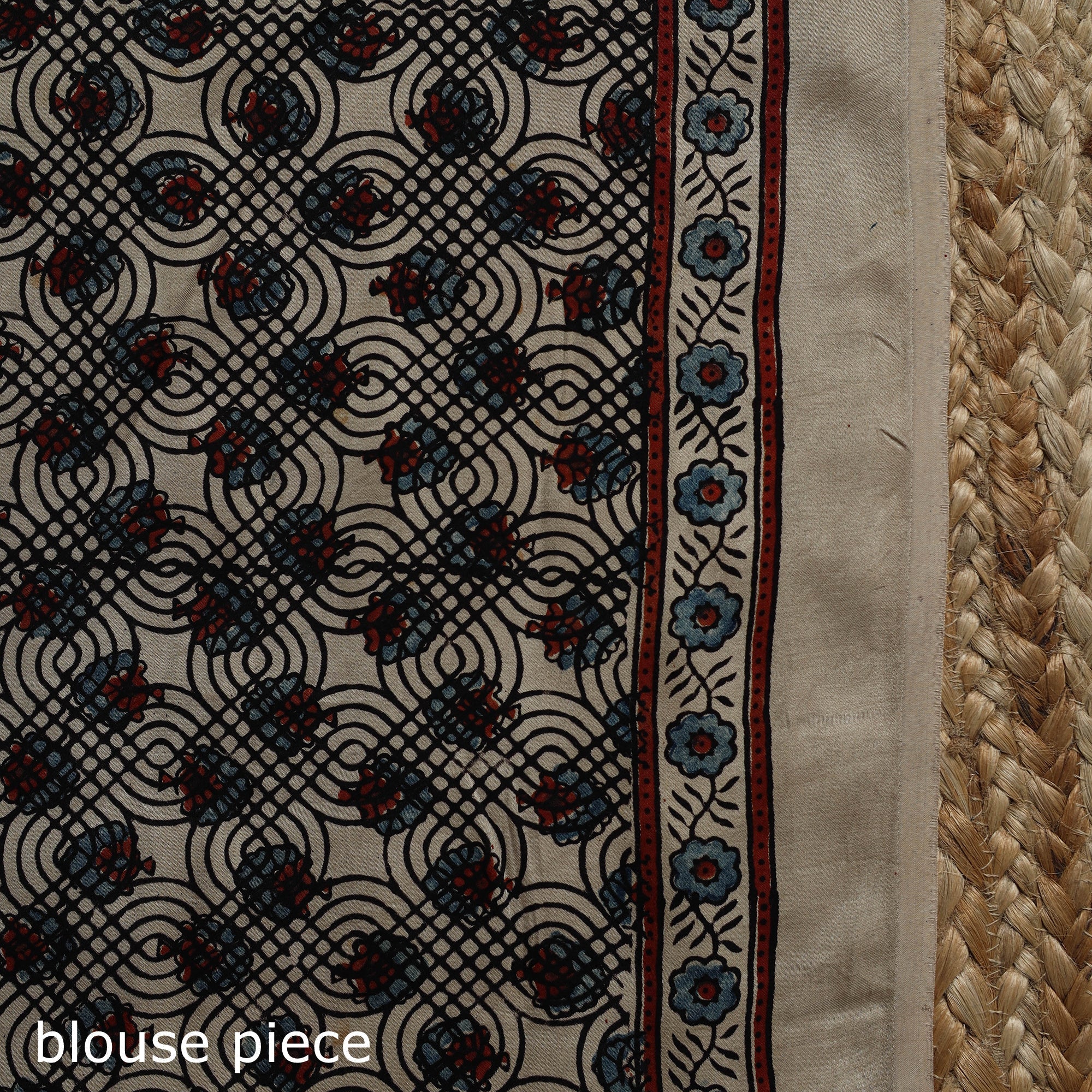 Natural dyed hand modal silk saree with tassels 15
