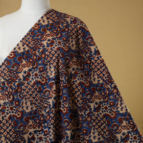 Multicolor - natural dyed hand cotton fabric 01