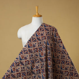 Multicolor - natural dyed hand cotton fabric 14